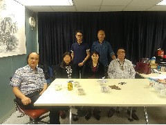 2018-05-08 清遠(yuǎn)市港澳事務(wù)局局長(zhǎng)李思真, 副局長(zhǎng)房秀華考察世界五邑商會(huì)