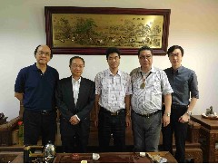 2018-01-03 香港書法家協(xié)會(huì)秘書長(zhǎng)馮美芳到訪世界五邑商會(huì)